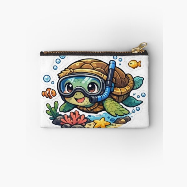 Item preview, Cute Scuba Diving Sea Turtle designed and sold by ikonicgallery.