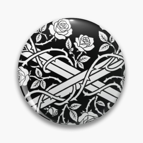 Item preview, Swords and roses designed and sold by The King's general goods.