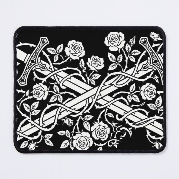 Item preview, Swords and roses designed and sold by The King's general goods.