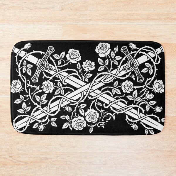 Item preview, Swords and roses designed and sold by The King's general goods.