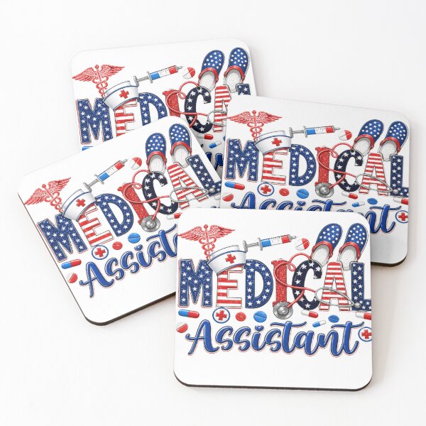 Item preview, Patriotic Medical Assistant Stars and Stripes designed and sold by PrintanovaDesign.