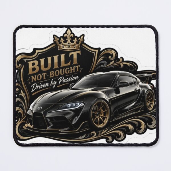 Item preview, Built Not Bought JDM Sports Car Sticker designed and sold by AuraAuto.