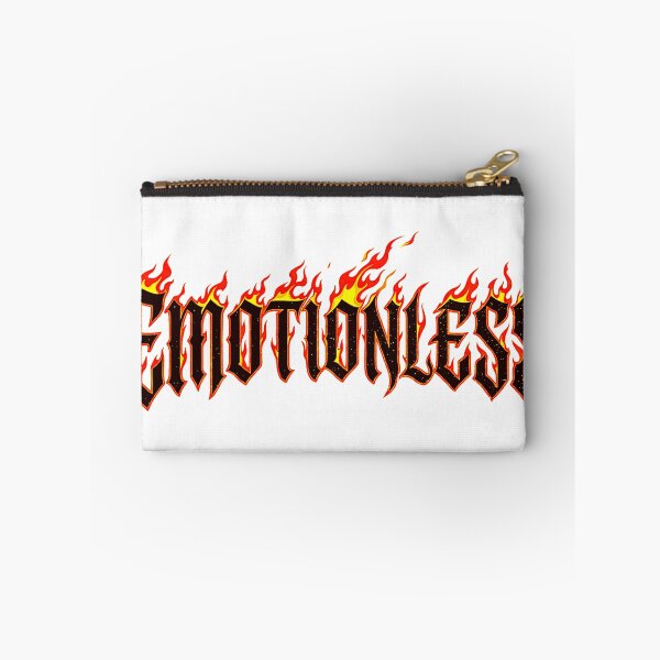 Item preview, Emotionless Flaming Gothic Text Y2K Streetwear Fire designed and sold by No Excuses .