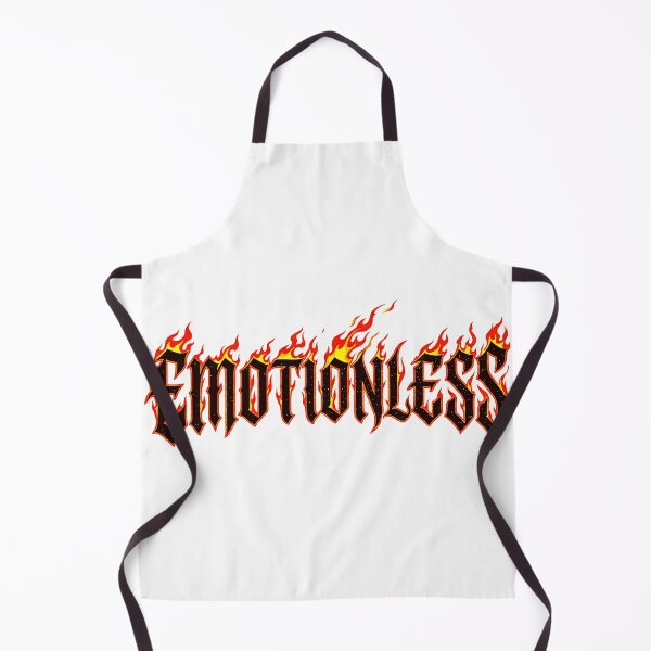 Item preview, Emotionless Flaming Gothic Text Y2K Streetwear Fire designed and sold by No Excuses .