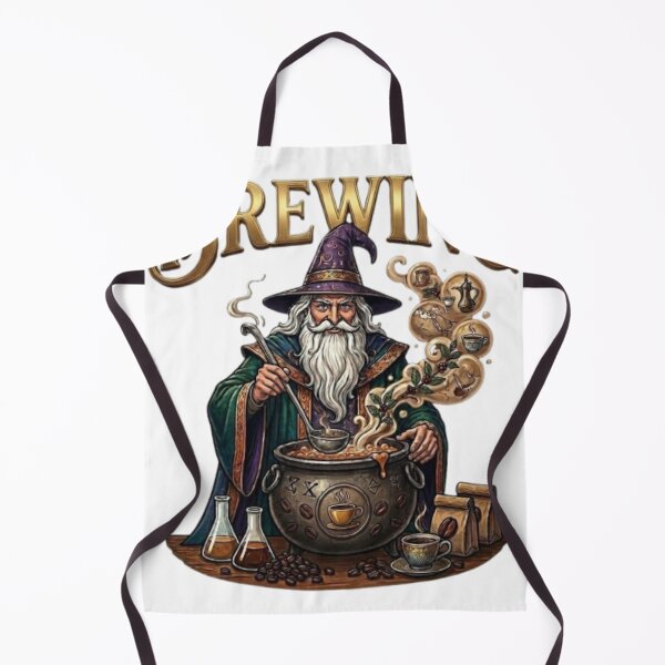 Item preview, Wizard Brewing Coffee Magical Potion Art designed and sold by Northern Glow Art.