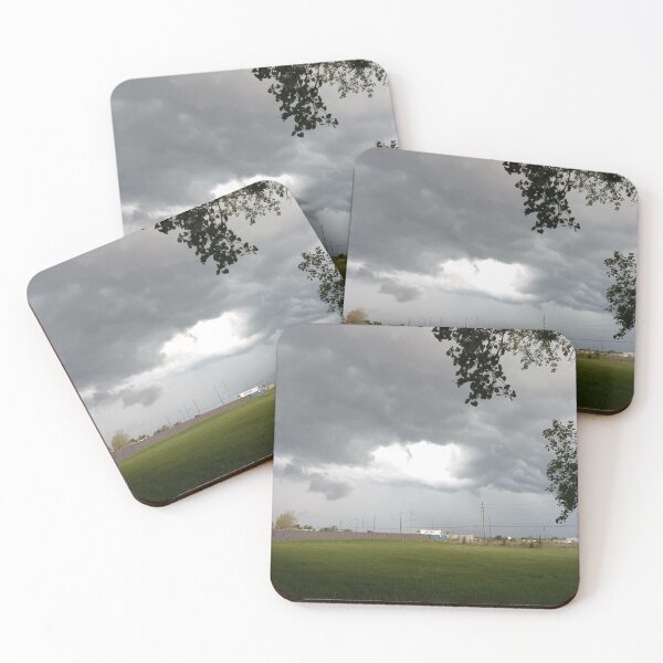 Item preview, Storm rolling in behind warehouse  designed and sold by Budibabe.
