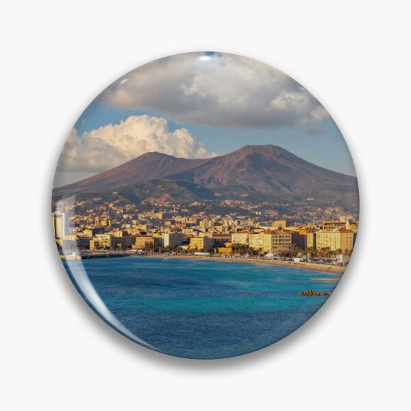 Item preview, Naples Italy Watercolor Art Print designed and sold by Aruellart.