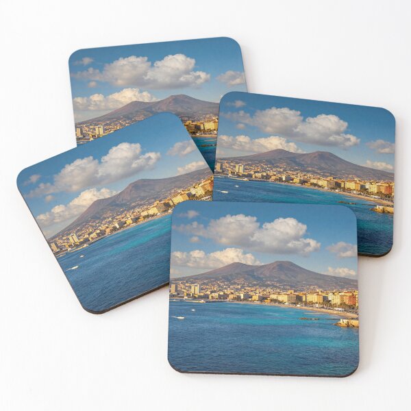Item preview, Naples Italy Watercolor Art Print designed and sold by Aruellart.