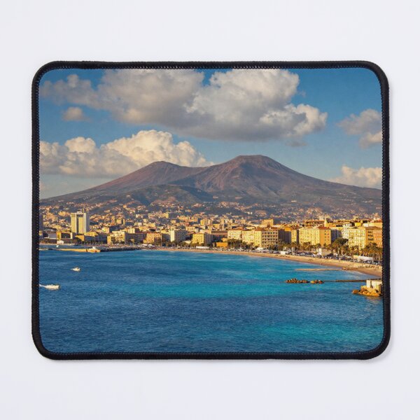 Item preview, Naples Italy Watercolor Art Print designed and sold by Aruellart.