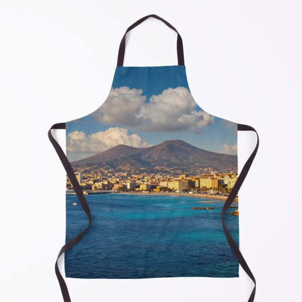 Item preview, Naples Italy Watercolor Art Print designed and sold by Aruellart.