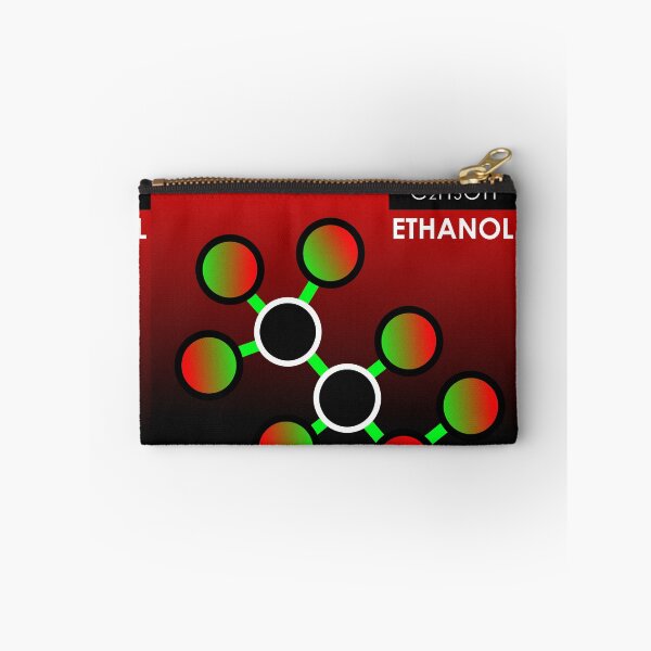 Item preview, Ethanol Molecule Infographic - Stippled Chemistry Art designed and sold by The Nomadic Designs.