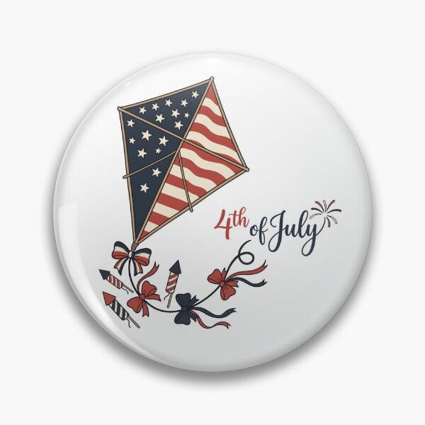 Item preview, 4th Of July American Flag Kite Patriotic Bow Art designed and sold by JessArty ⭐⭐⭐⭐⭐.