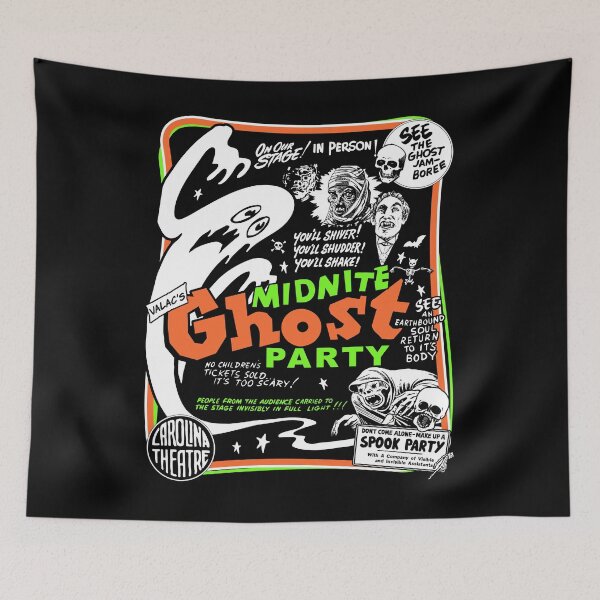 Item preview, Midnite Ghost Party (Custom Spook Show Design) designed and sold by HereticTees.
