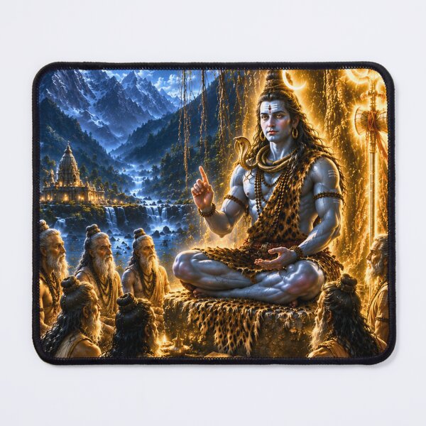 Item preview, Guru Poornima Series – Cosmic Adi Yogi Shiva Divine Wisdom Wall Art designed and sold by Homyar.