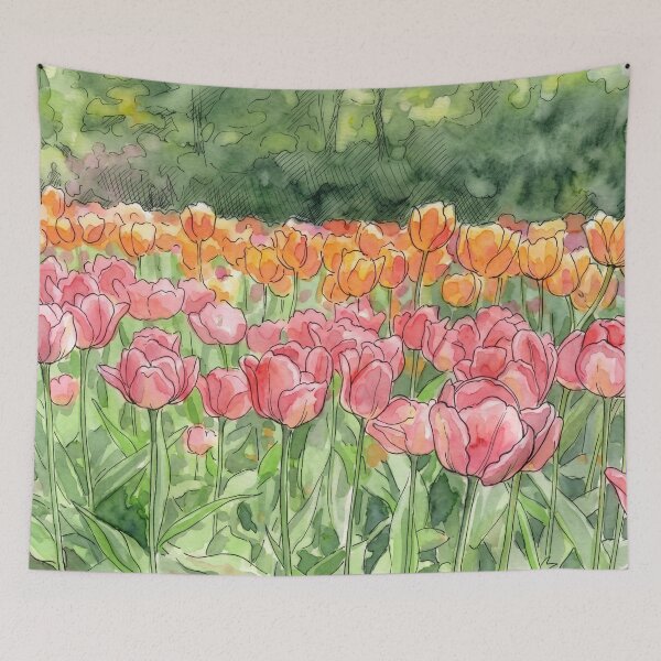 Item preview, Flower meadow designed and sold by sid1802.