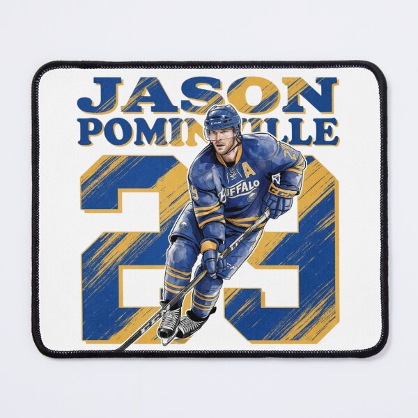 Item preview, Jason Pominville 29 Classic Buffalo Hockey Illustration designed and sold by Thogan0416.