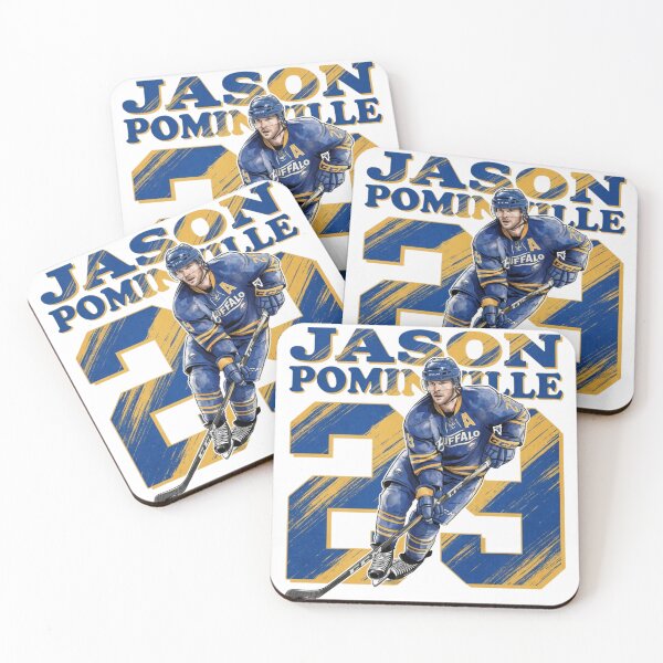 Item preview, Jason Pominville 29 Classic Buffalo Hockey Illustration designed and sold by Thogan0416.