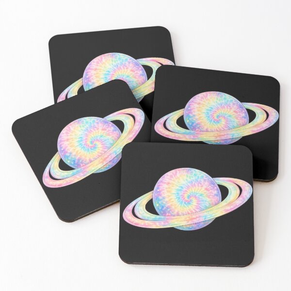 Item preview, Tie Dye Rainbow Saturn Planet designed and sold by jgvisualarts.