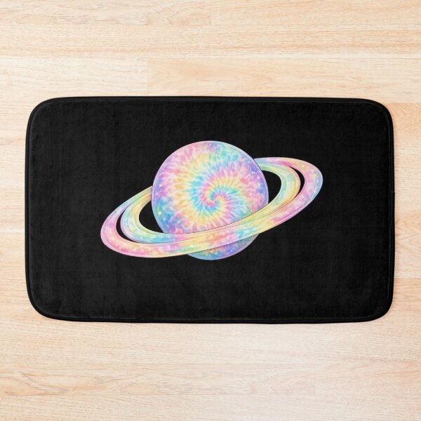 Item preview, Tie Dye Rainbow Saturn Planet designed and sold by jgvisualarts.