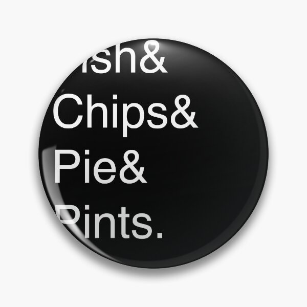 Item preview, British Food Fab Four: Fish & Chips & Pie & Pints designed and sold by ShirtsRWe.
