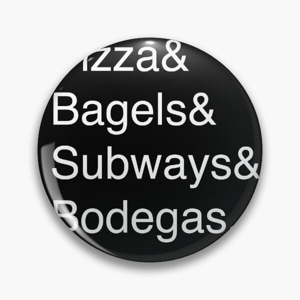 Item preview, New York City Food Fab Four: Pizza & Bagels & Subways & Bodegas designed and sold by ShirtsRWe.