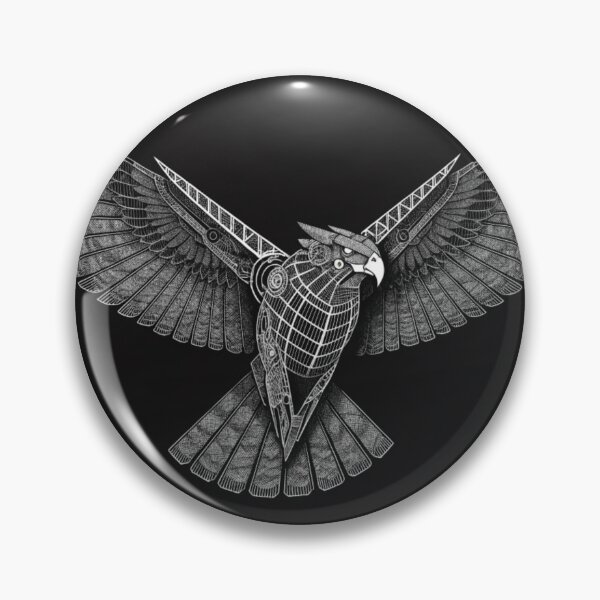 Item preview, RALEOX Imperial Mecha Falcon Cyber Bird Gothic Streetwear designed and sold by RALEOX.