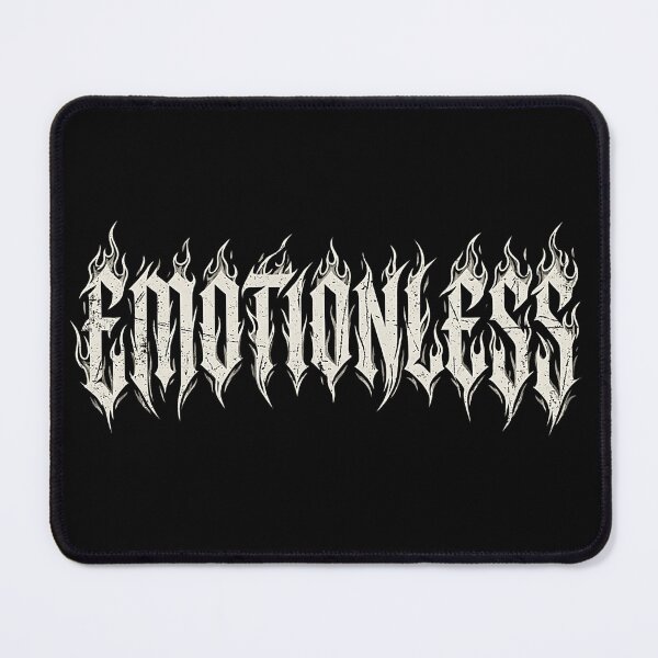 Item preview, Emotionless Distressed Gothic Flaming Text Dark Grunge designed and sold by No Excuses .