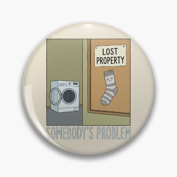 Item preview, Somebody’s Problem - Lost Sock in Laundromat designed and sold by Regal Rev.