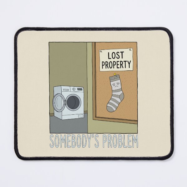 Item preview, Somebody’s Problem - Lost Sock in Laundromat designed and sold by Regal Rev.