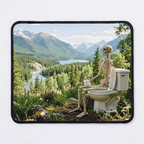 Item preview, Skeleton enjoying nature designed and sold by marcelmangostore.
