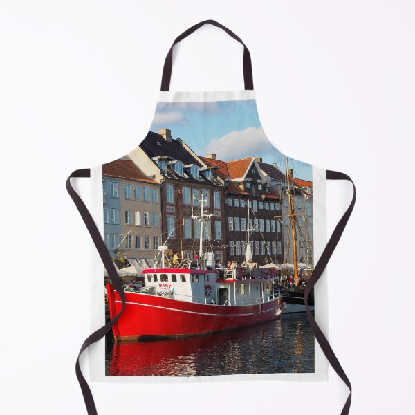 Item preview, Classic Nyhavn Harbor with Red Boat, Copenhagen designed and sold by Prime.momentz_.