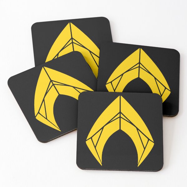 Item preview, Aquaman Gold Emblem Superhero Logo designed and sold by lolahawkinss.