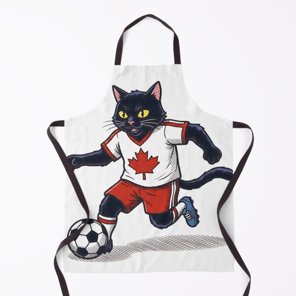 Item preview, Retro 90s Canadian Soccer Cat designed and sold by Ink & Void Co..