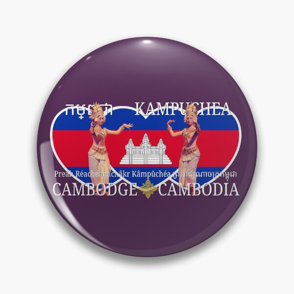Item preview, Love Cambodia Sticker Pattern designed and sold by Linklandiya.