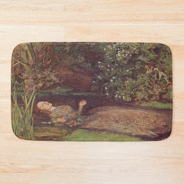 Item preview, Ophelia by John Everett Millais | Pre-Raphaelite Botanical Fine Art Poster designed and sold by artofuniverse.