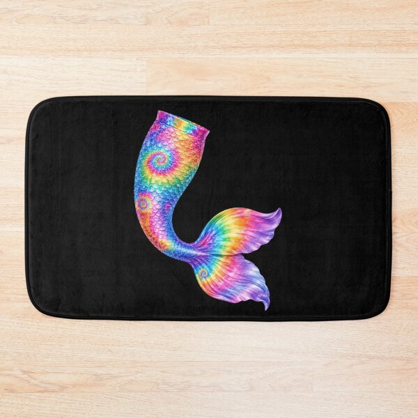 Item preview, Rainbow Tie-Dye Mermaid Tail designed and sold by jgvisualarts.
