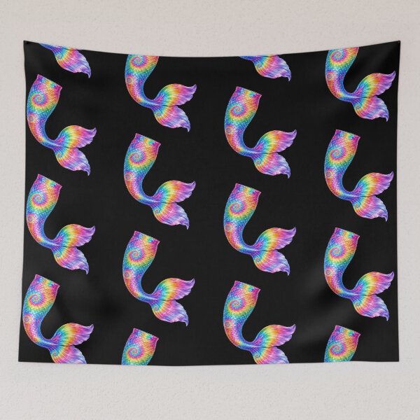 Item preview, Rainbow Tie-Dye Mermaid Tail designed and sold by jgvisualarts.