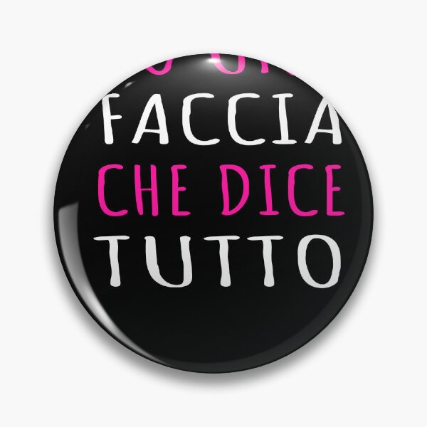 Item preview, Ho Una Faccia Che Dice Tutto - Frase Sarcastica designed and sold by SayItAnyway.