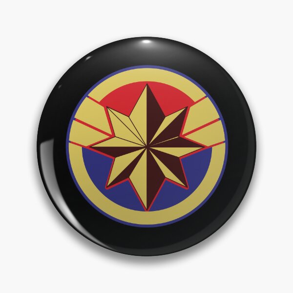 Item preview, Captain Marvel Hala Star Superhero Logo designed and sold by lolahawkinss.