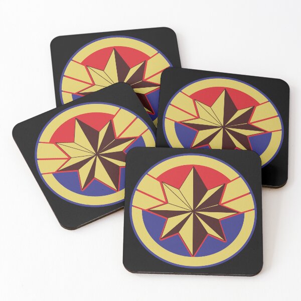 Item preview, Captain Marvel Hala Star Superhero Logo designed and sold by lolahawkinss.
