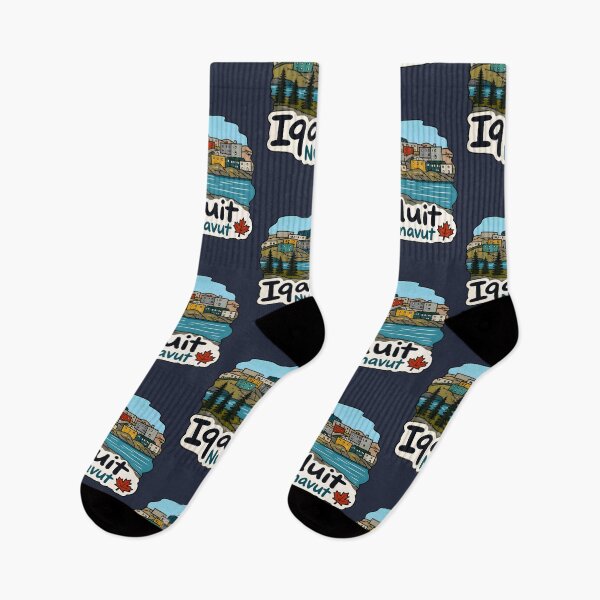 Item preview, Iqaluit Nunavut Canada Minimalist Cute Skyline Colorful designed and sold by HowToCanadian.
