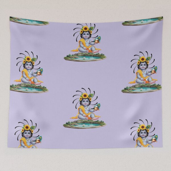 Item preview, Indian Lord Krishna  designed and sold by Shree Dharani Trendz.