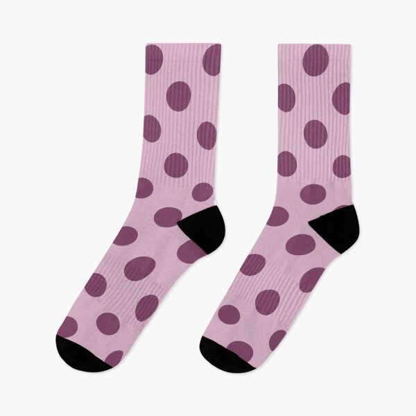 Item preview, Minimalist Dark Purple Polka Dots on Lilac designed and sold by Hrndz Store.