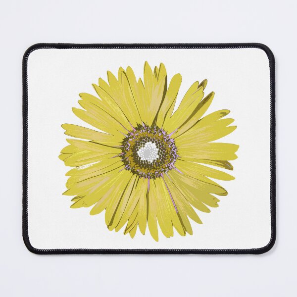 Item preview, Yellow Gold Gerber Daisy Flower Botanical Floral Pop Art designed and sold by Sharon Cummings Art.