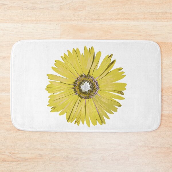Item preview, Yellow Gold Gerber Daisy Flower Botanical Floral Pop Art designed and sold by Sharon Cummings Art.