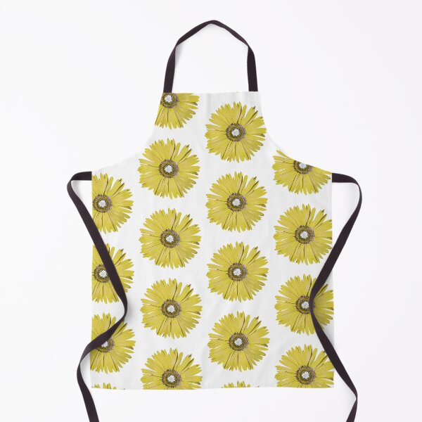 Item preview, Yellow Gold Gerber Daisy Flower Botanical Floral Pop Art designed and sold by Sharon Cummings Art.