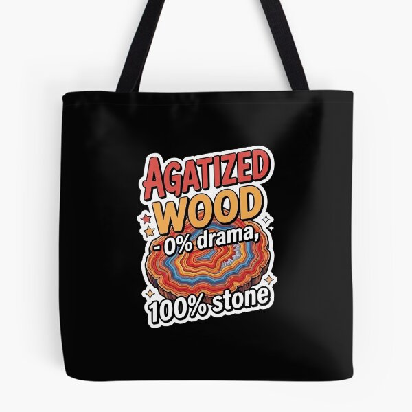 Item preview, AGATIZED WOOD. 0% drama, 100% stone. designed and sold by InkRebelia.