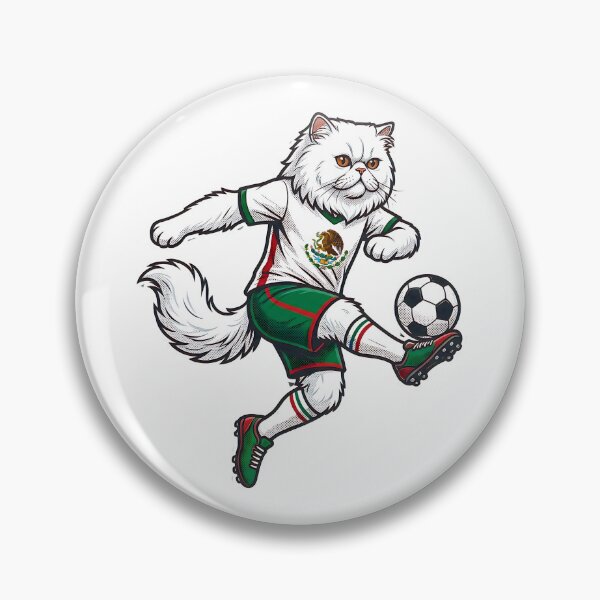 Item preview, Retro 90s Mexican Soccer Cat designed and sold by Ink & Void Co..