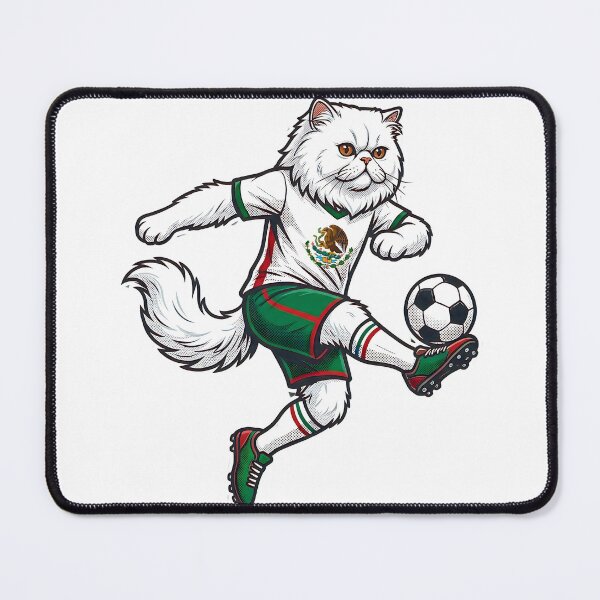 Item preview, Retro 90s Mexican Soccer Cat designed and sold by Ink & Void Co..