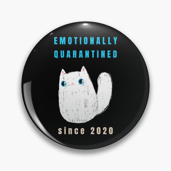 Item preview, Anxiety Cycle Cats – Emotionally Quarantined Since 2020 Cat Meme designed and sold by ContigoART.